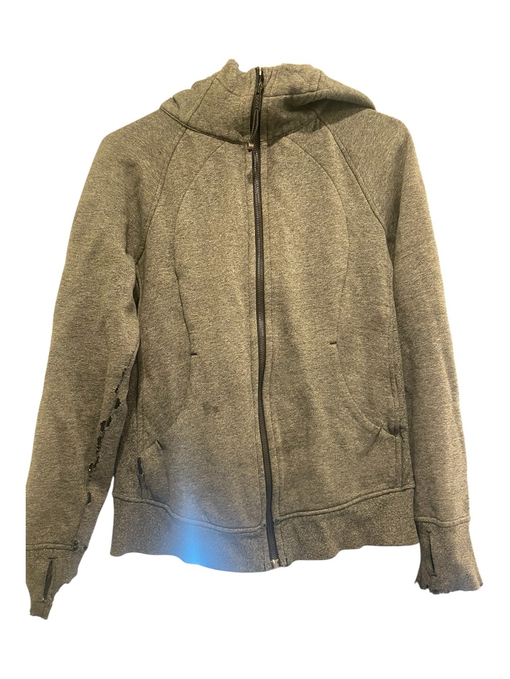 lululemon athletica Women's Gray Lightweight Hooded Jacket